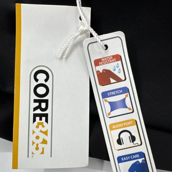 Hard Rock Cafe Biloxi Tech Jacket Mens Medium Black Performance Stretch Zip NEW - Picture 12 of 14